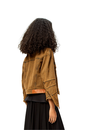 LOEWE Twisted jacket in denim Brown plp_rd