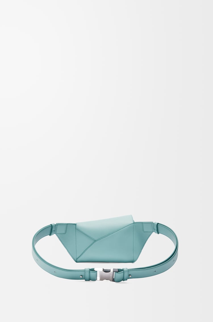 LOEWE Mini Puzzle bumbag in classic calfskin Water