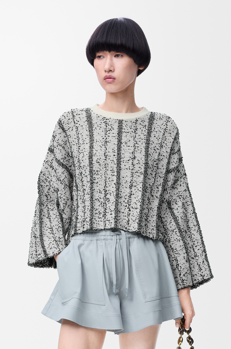 LOEWE Jersey en lana Blanco/Negro