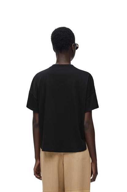 LOEWE ボクシーフィット Tシャツ（コットン） ブラック plp_rd