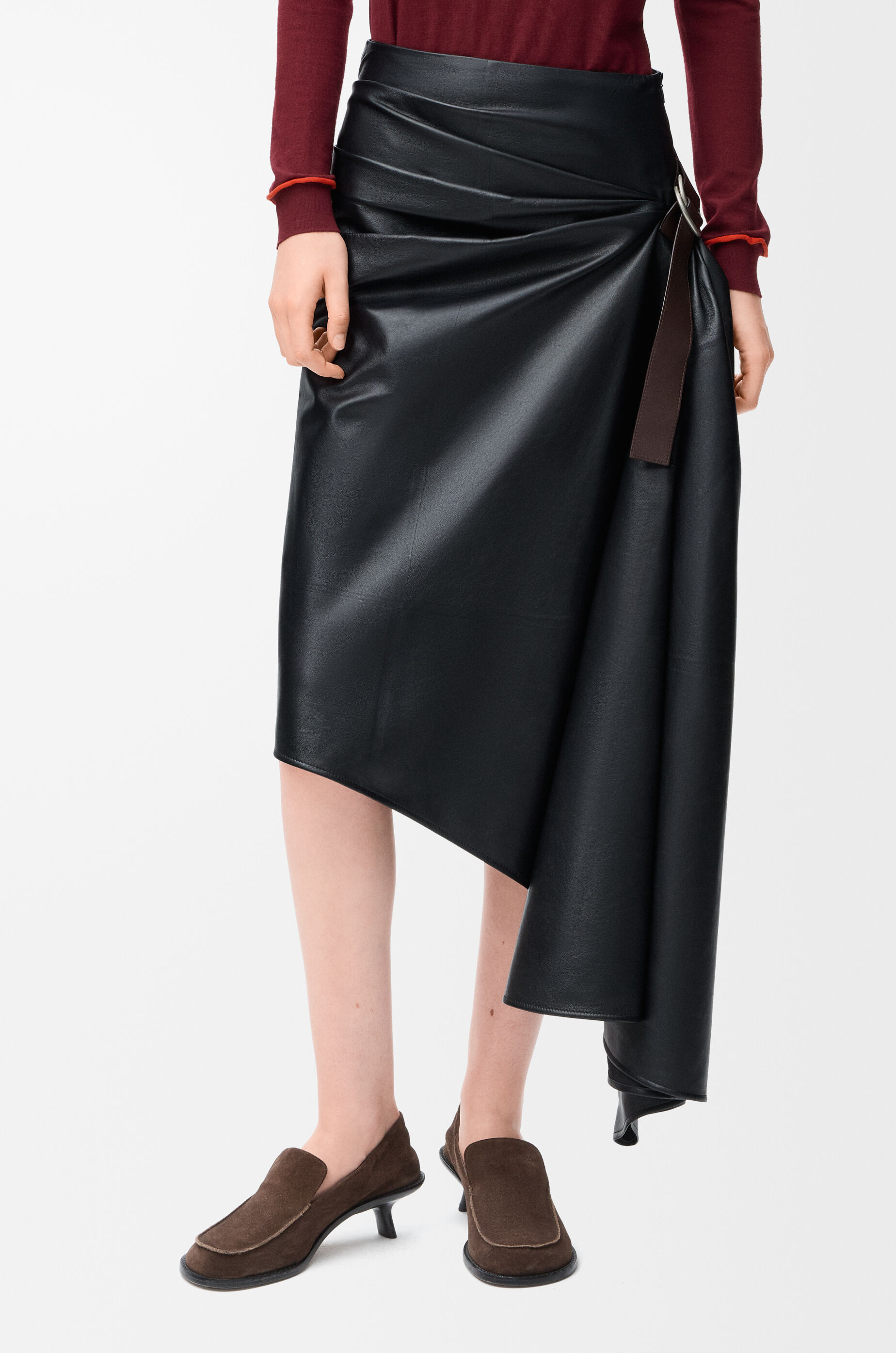 ベルテッド スカート（ナパラム） ブラック - LOEWE Japan official