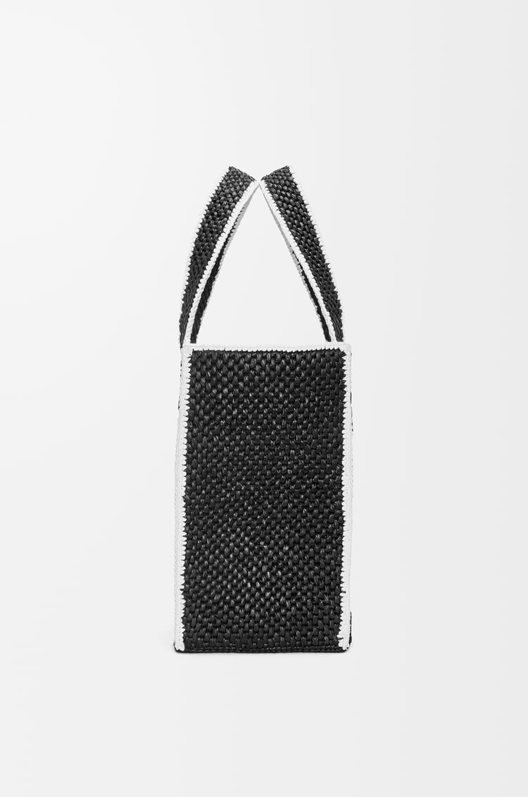 LOEWE 大型酒椰纖維 LOEWE Font 托特包 黑色