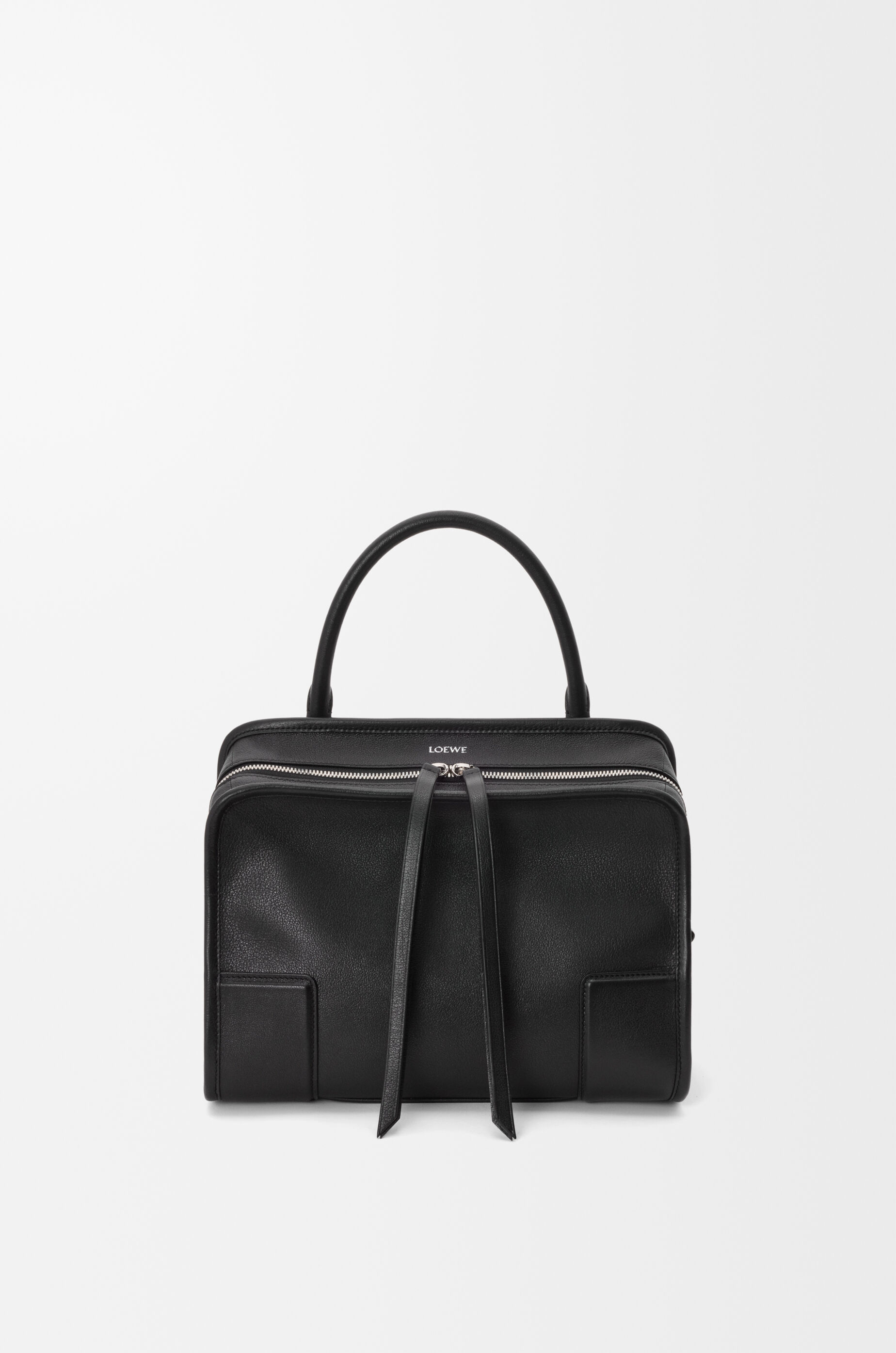 Medium Amazona 180 Lazy Crab bag in buffalino leather Black