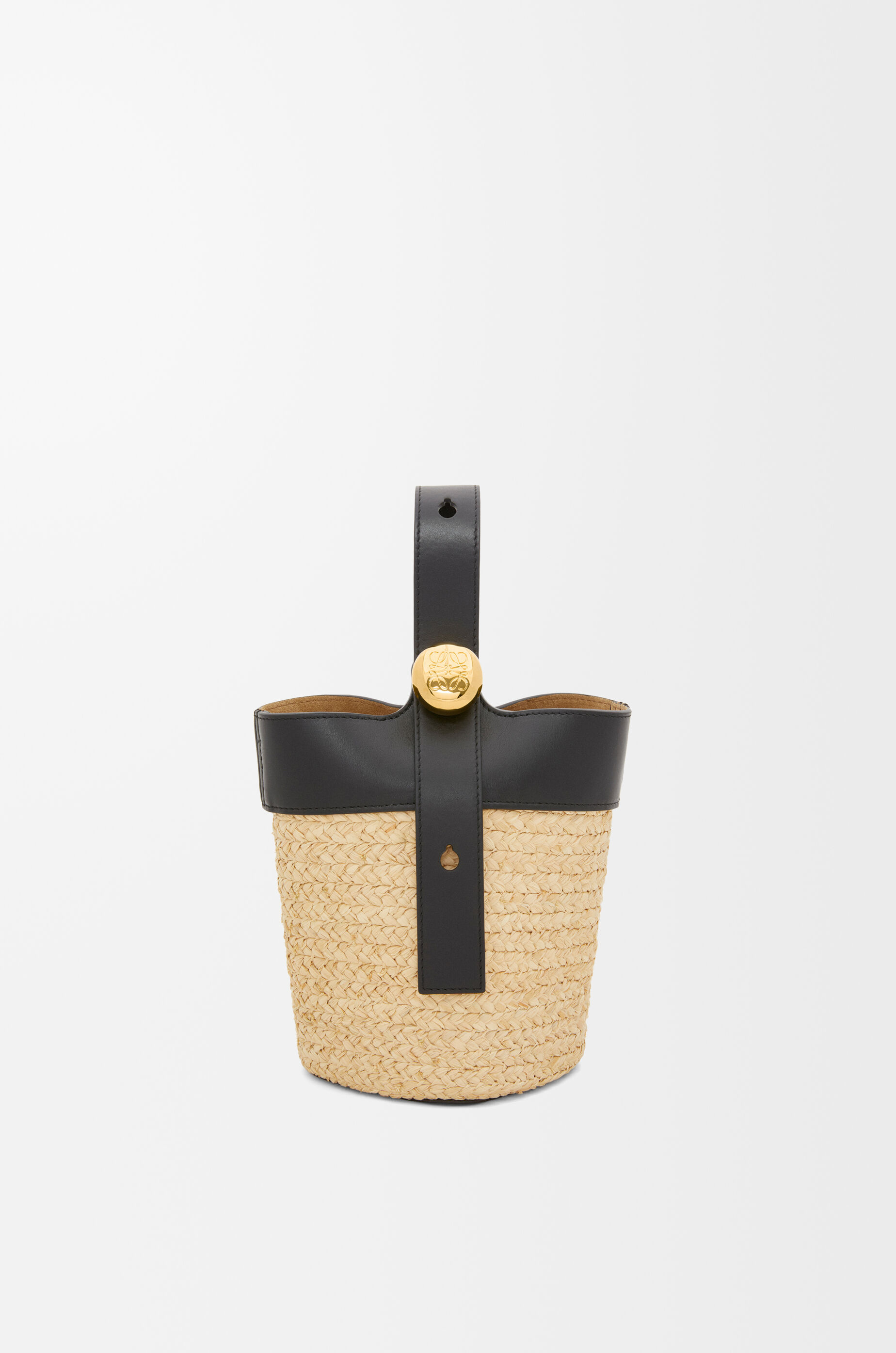 VIP価格.LOEWE ラフィア ペブル ミニ バケットバッグ 関税送料込 LOEWE☆VIP価格 ペブル ミニ バケット バッグ
