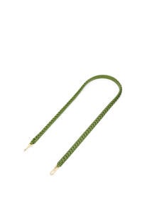 LOEWE Woven spiral strap in classic calfskin Spring Green