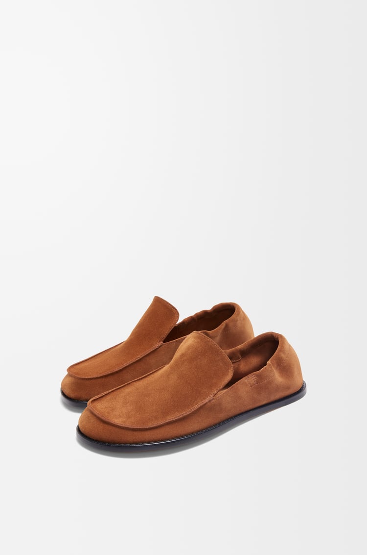 LOEWE Flex loafer in suede Chocolate