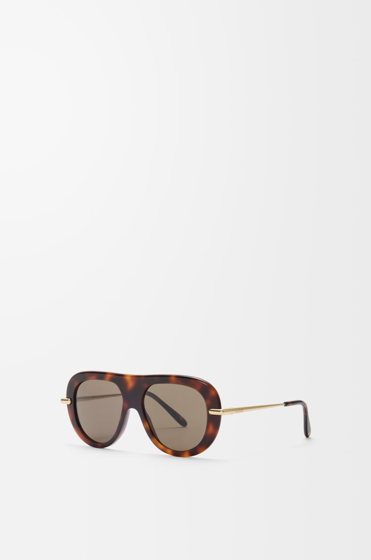 LOEWE Gafas de sol Pilot Slim Marrón Habano