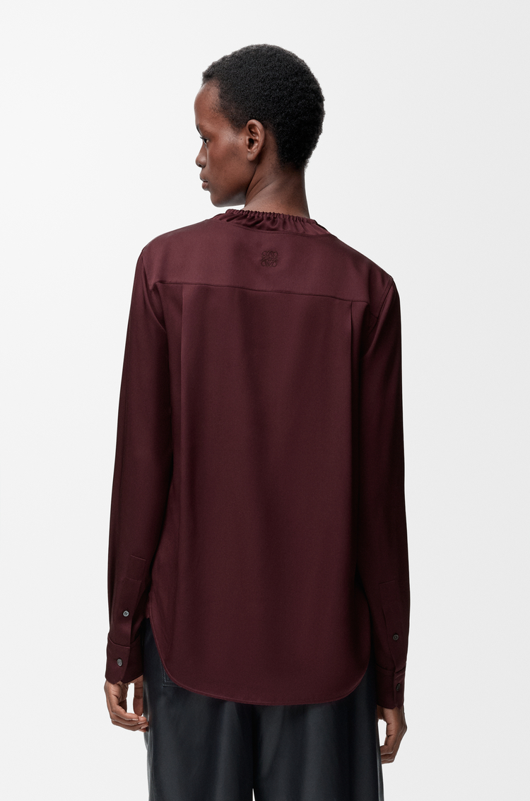 LOEWE Blouse in silk Burgundy