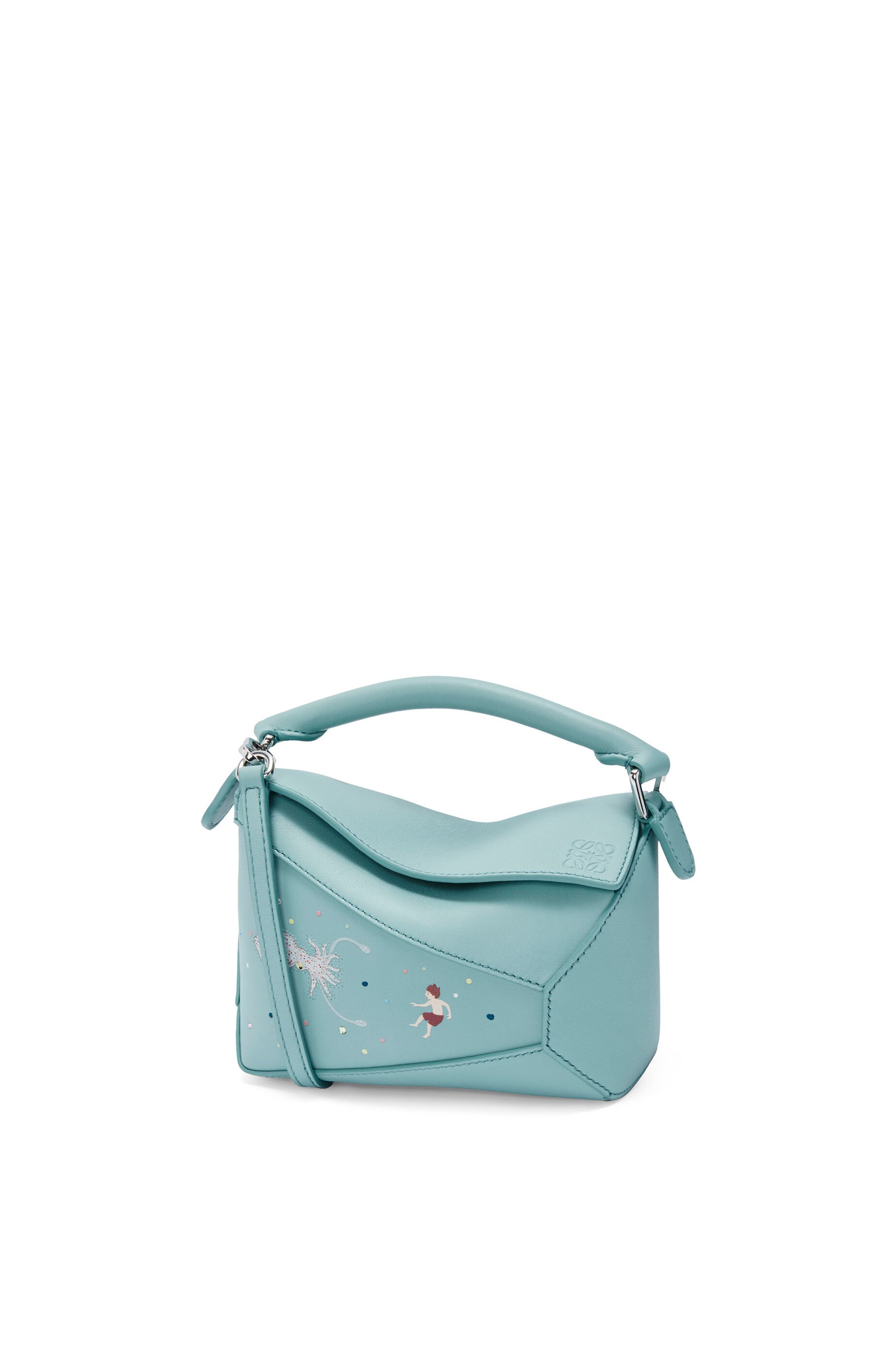 Squid mini Puzzle bag in nappa calfskin