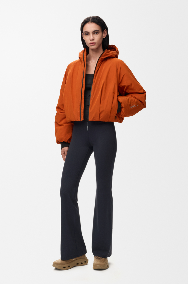 LOEWE Bootleg trousers in stretch jersey Black