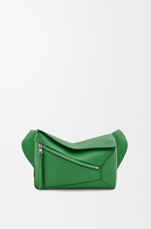 LOEWE パズル バムバッグ スモール（クラシックカーフ） トロピカルグリーン plp_rd