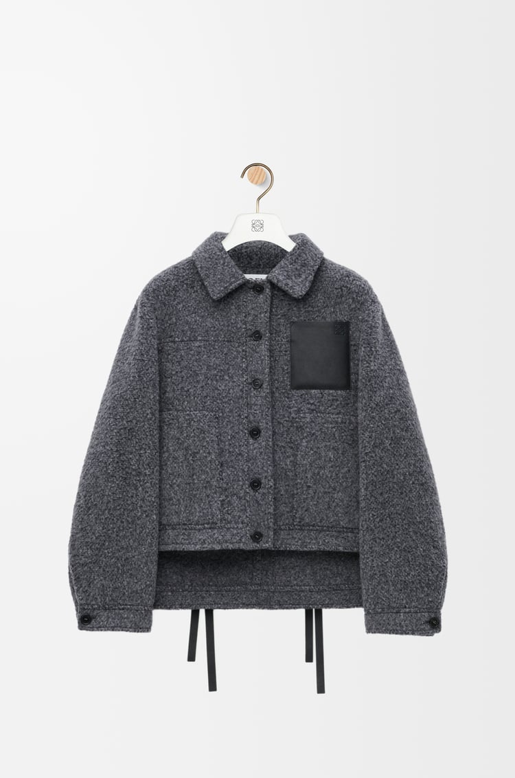 LOEWE Workwear jacket in wool blend Dark Grey