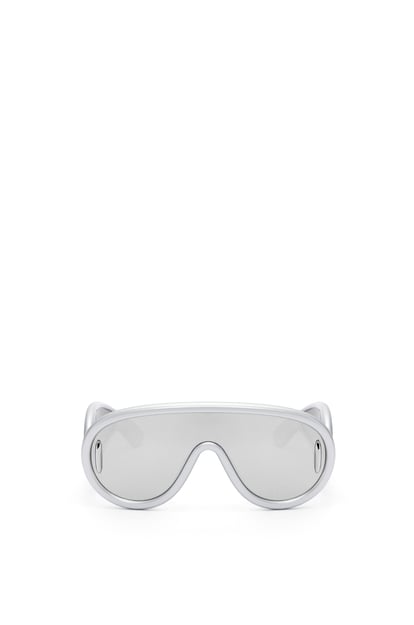 LOEWE Gafas de sol Wave mask en acetato Plata plp_rd