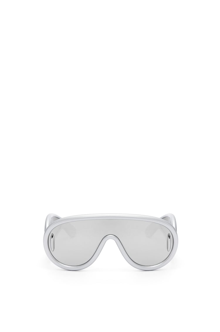 LOEWE Gafas de sol Wave mask en acetato Plata