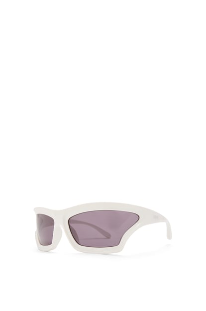 LOEWE Arch Mask sunglasses in nylon Solid White plp_rd