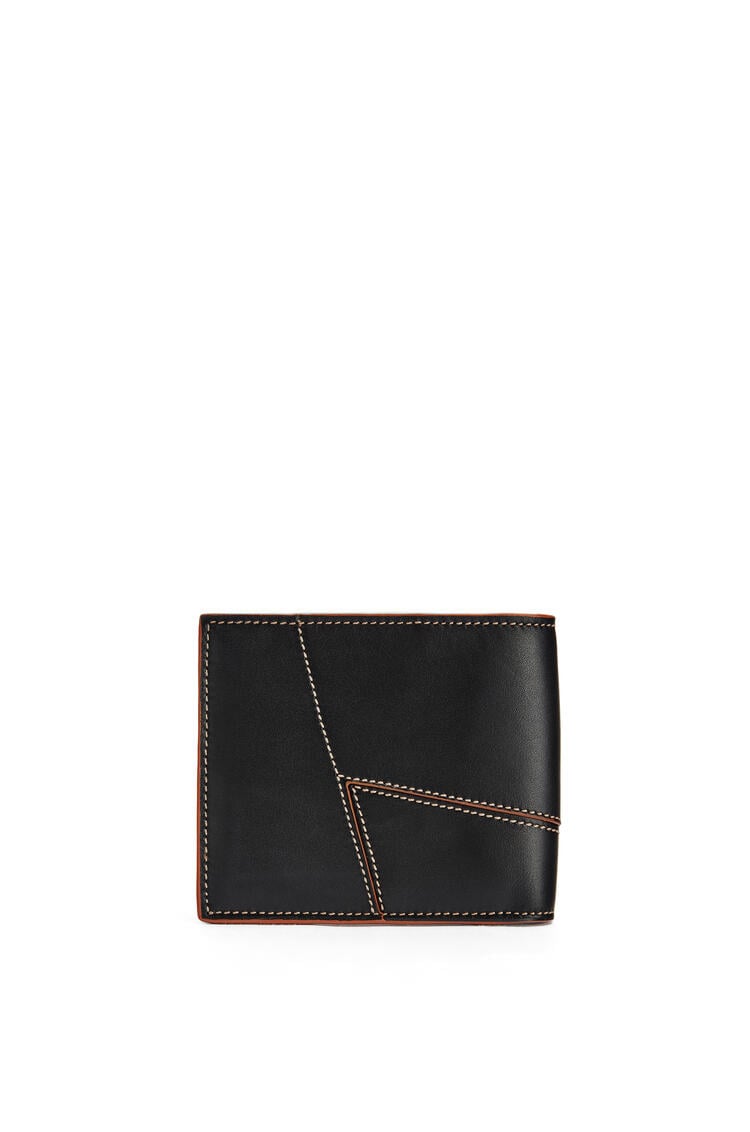 LOEWE Puzzle stitches bifold wallet in smooth calfskin Black pdp_rd