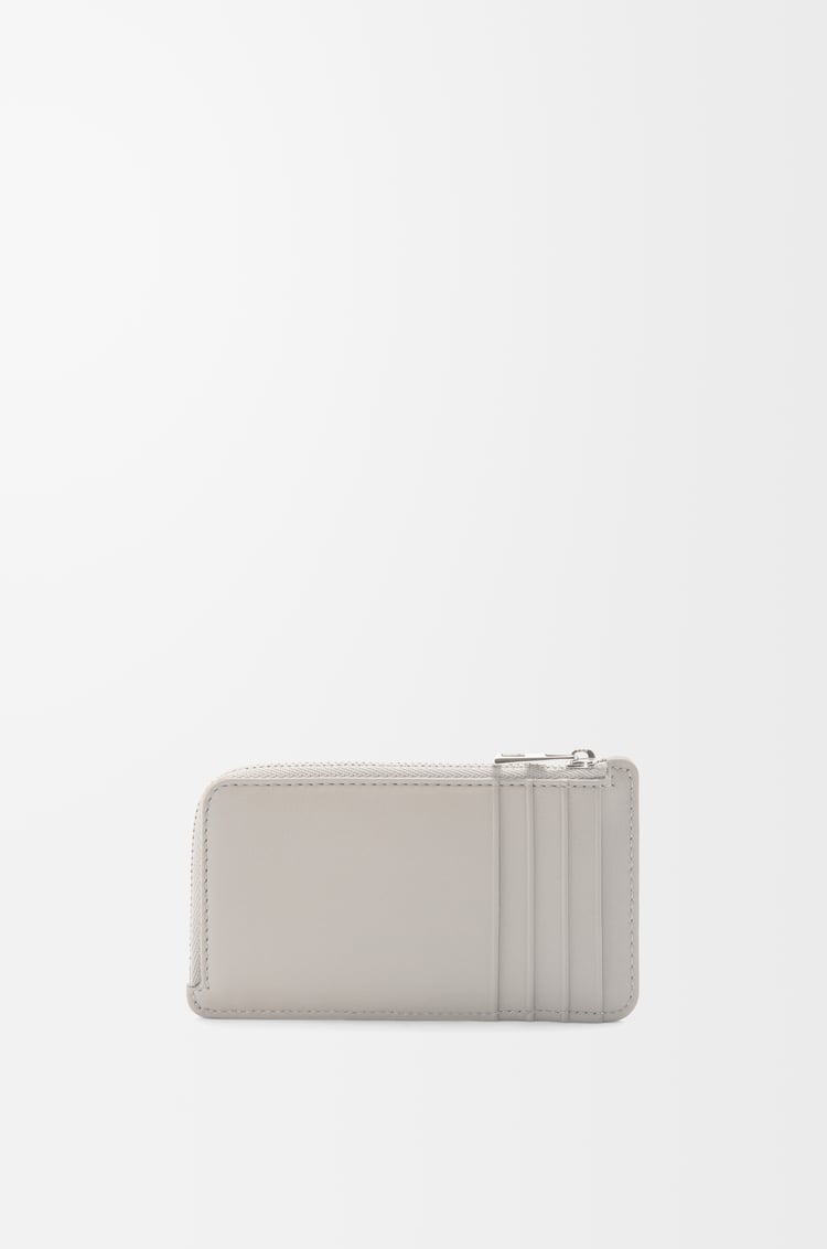 LOEWE Coin cardholder in satin calfskin Shell Grey