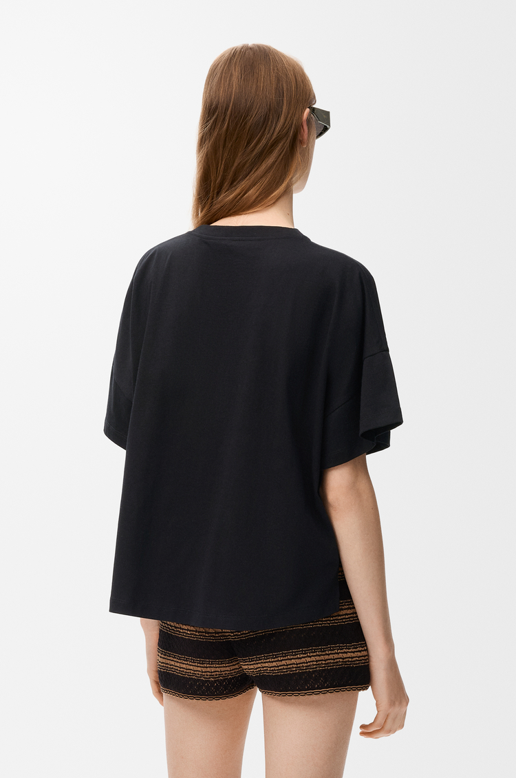 LOEWE Boxy fit T-shirt in cotton Black