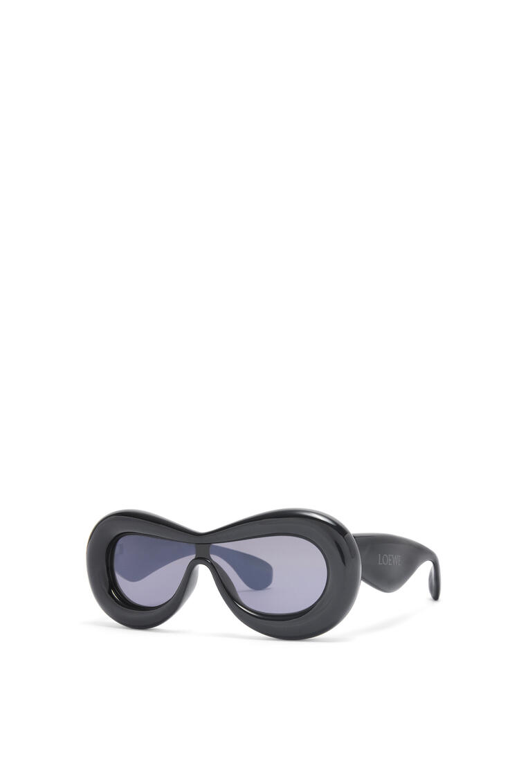 LOEWE Inflated mask sunglasses in acetate Black
