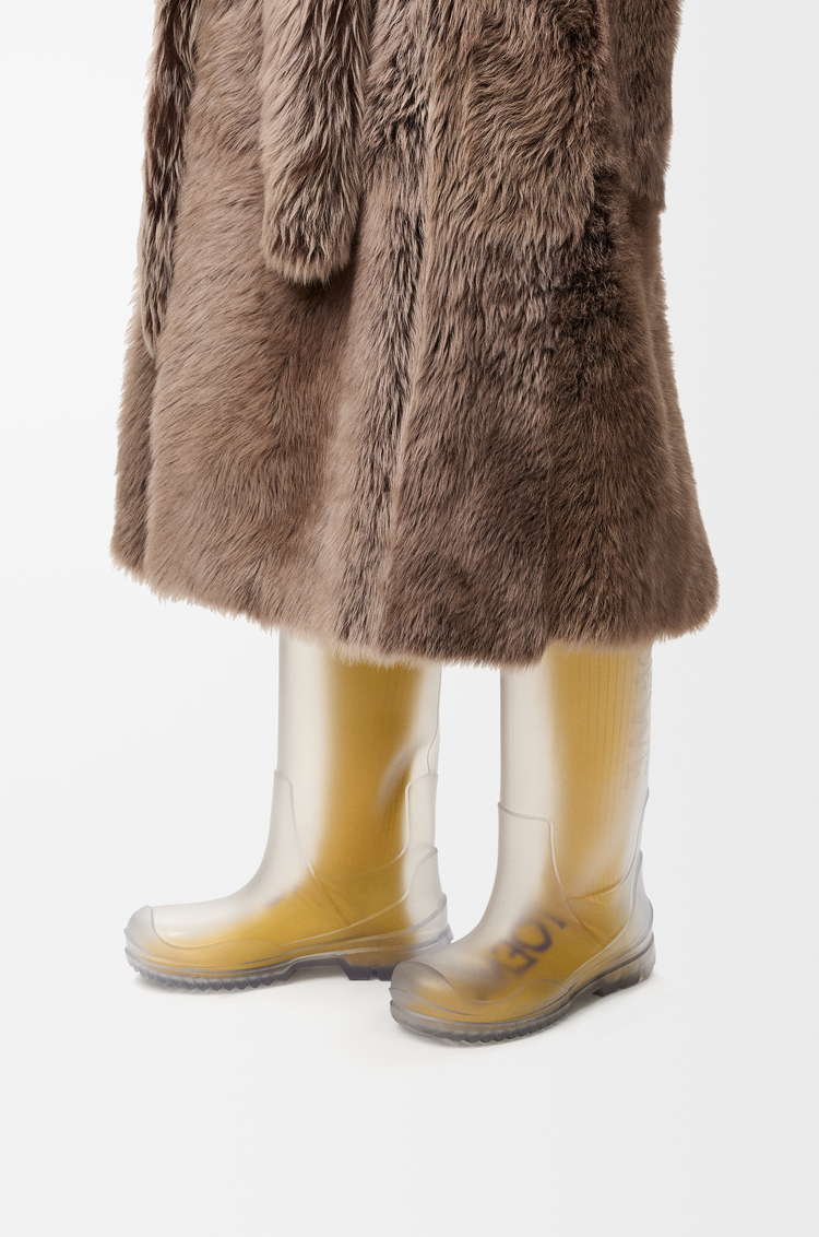 LOEWE Bota Storm en goma Transparente