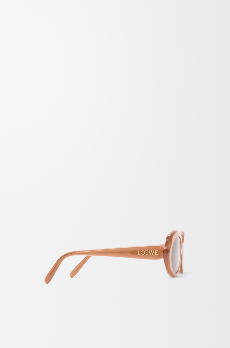 LOEWE Delta Slim sunglasses Milky Caramel