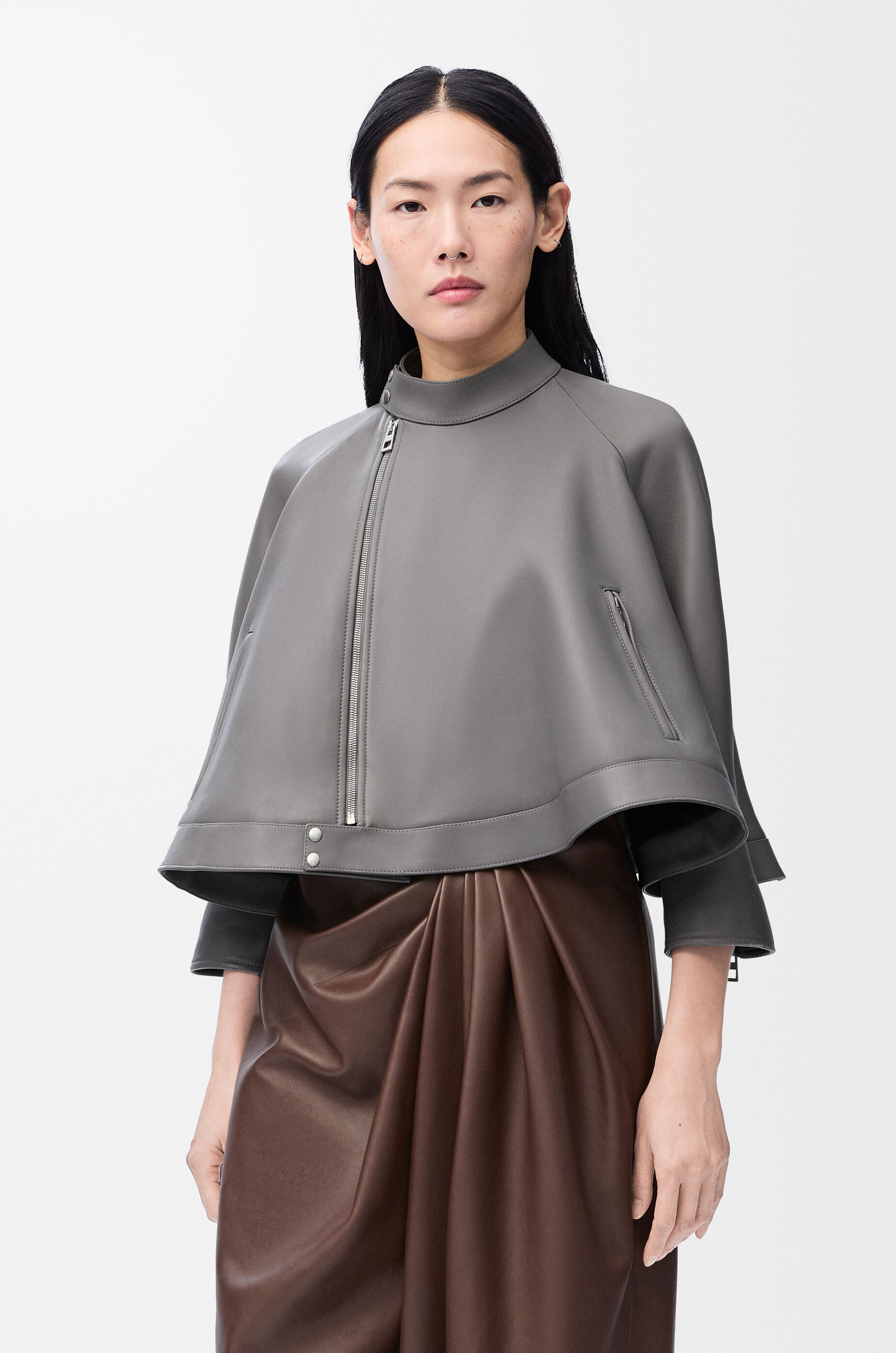 【LOEWE】ロエベ トラペーズ ジャケット（ナパラム） トラペーズ ジャケット（ナパラム） グレー - LOEWE