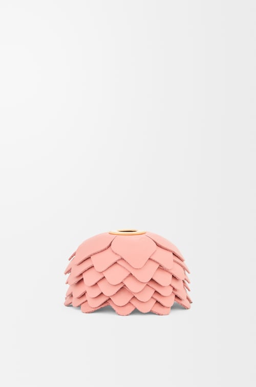 LOEWE 小号牛皮革花卉挂饰 Blossom Pink