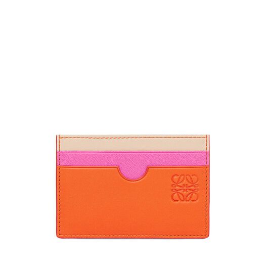 LOEWE Plain Card Holder Orange/Multicolor LOEWE Plain Card Holder Orange/Multicolor all