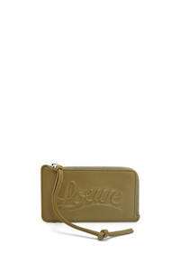 LOEWE Large coin holder in classic calfskin Olive