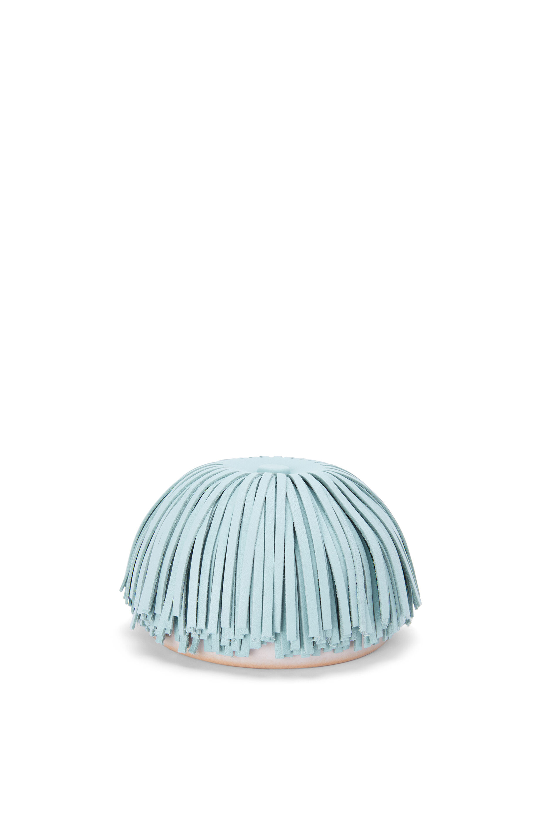 Small tassel box in ceramic and calfskin Blue - LOEWE