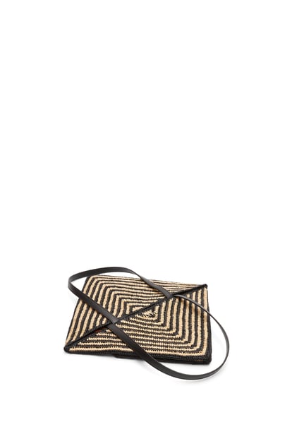LOEWE Puzzle Fold Tote in raffia Natural/Honey Gold plp_rd