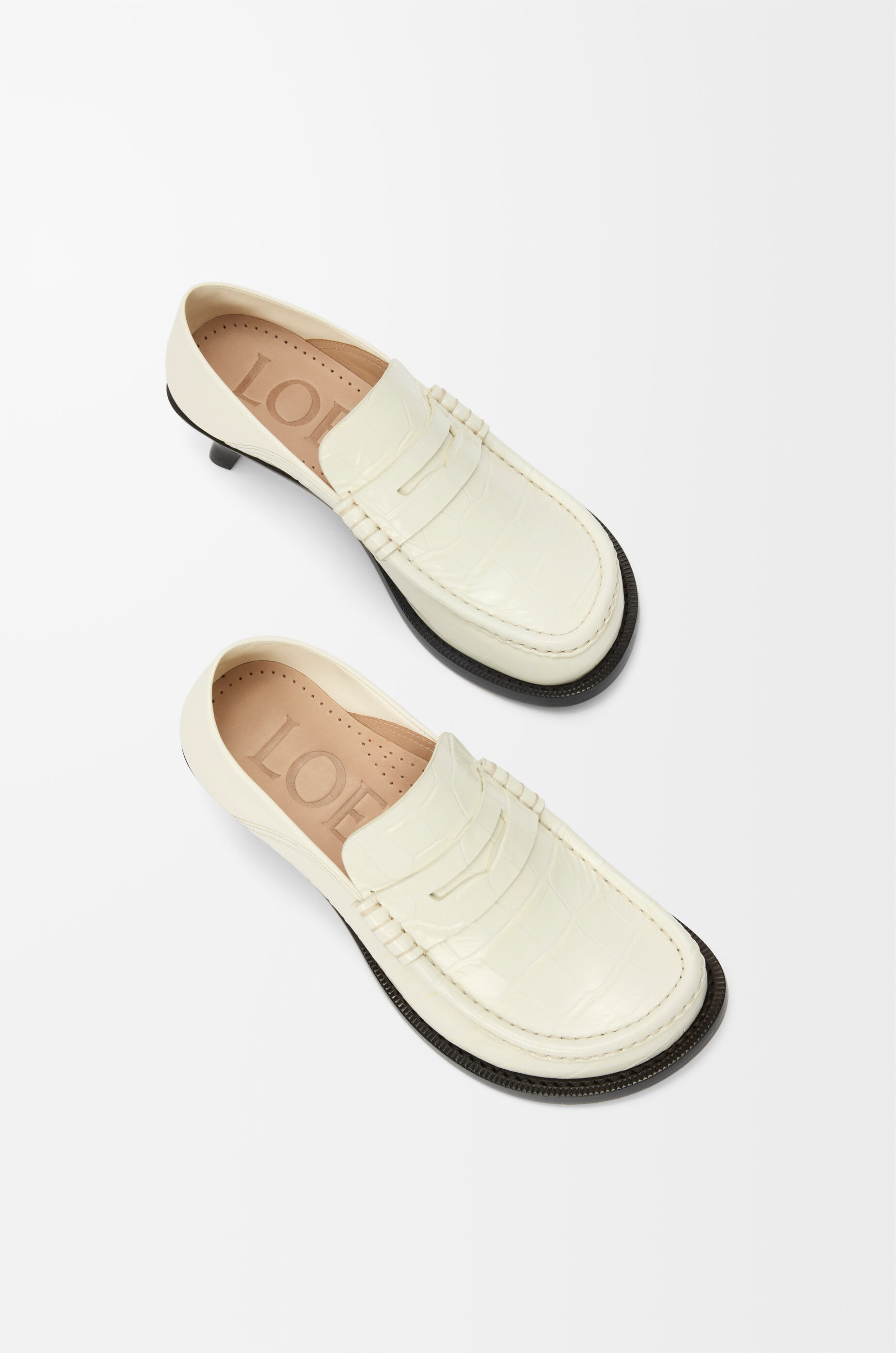 Campo loafer in calfskin White - LOEWE