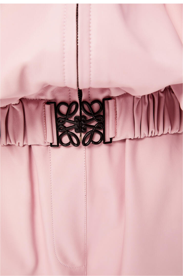 LOEWE Bomber jacket in nappa Pink/Pink pdp_rd
