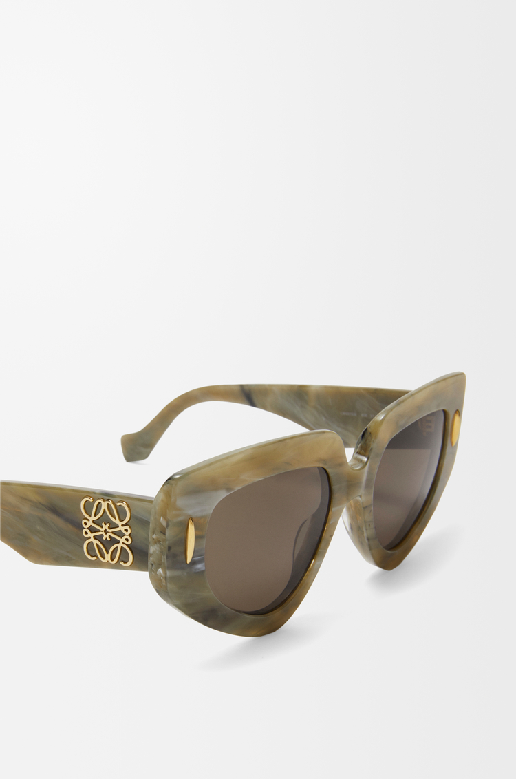 LOEWE Lunettes de soleil Butterfly Screen Marbre Vert Pâle