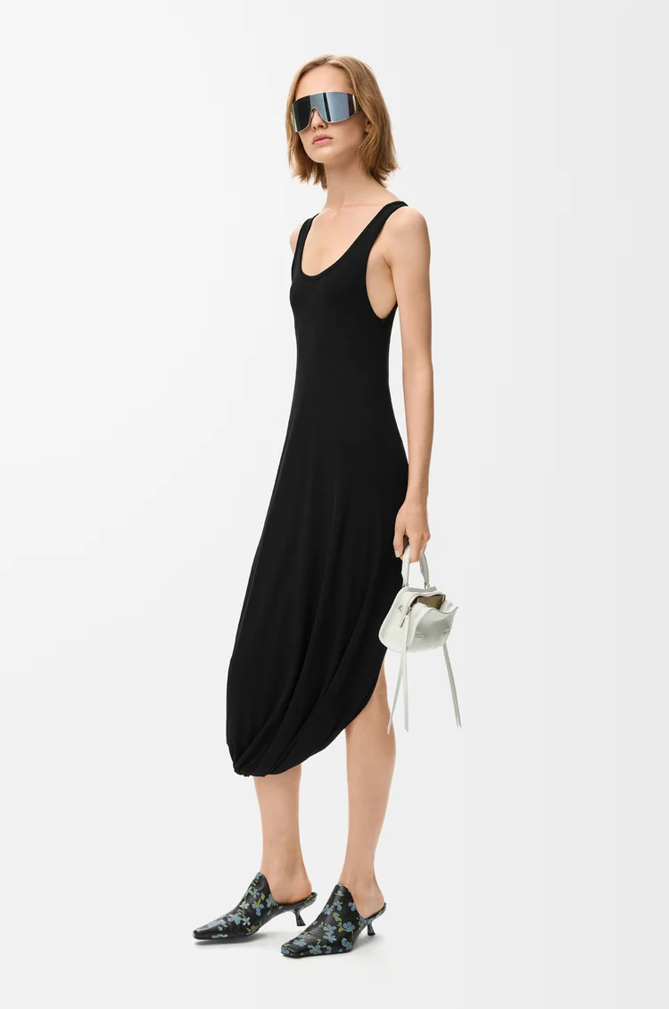 LOEWE Dress in viscose Black