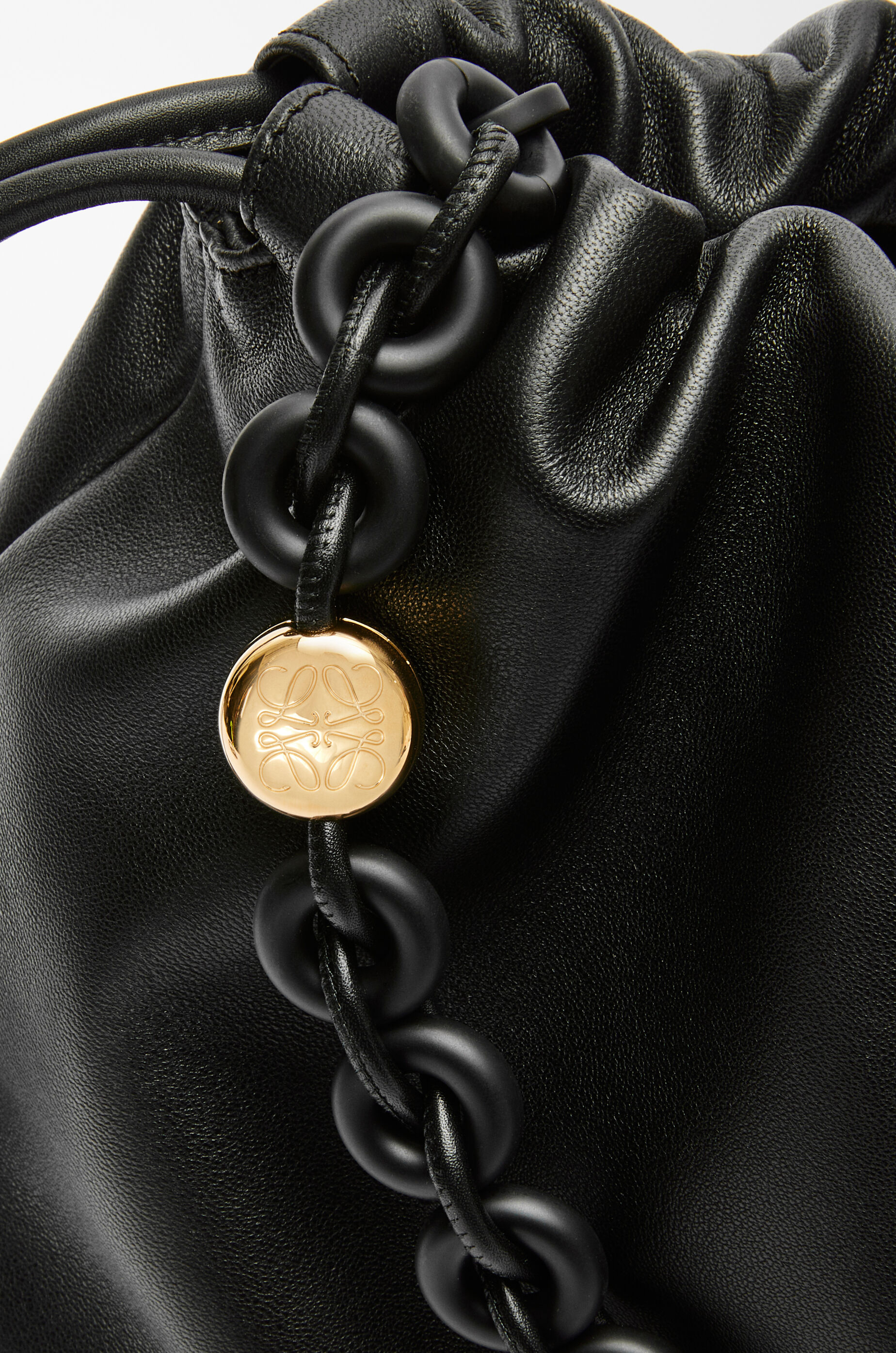 フラメンコパース ラージ（メローナパラム） ブラック - LOEWE