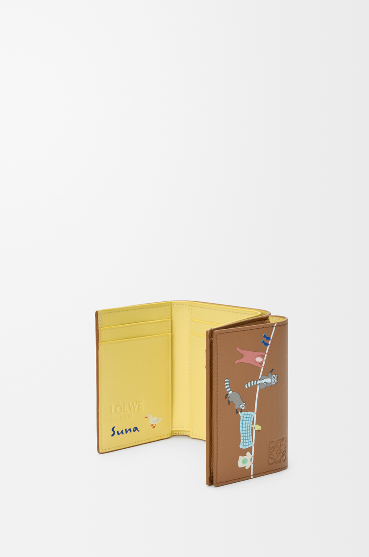 LOEWE アライグマ トライフォールド ウォレット（ナパカーフ） モカ