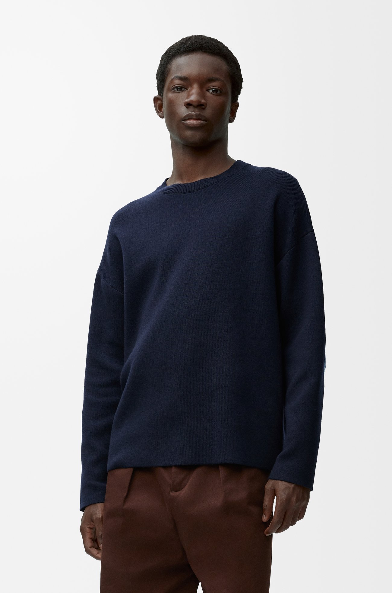 LOEWE Jersey en lana Azul Marino