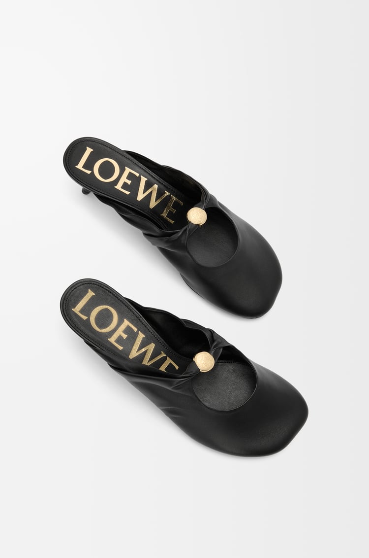 LOEWE ペブル ソフト ミュール（ナパラム） ブラック