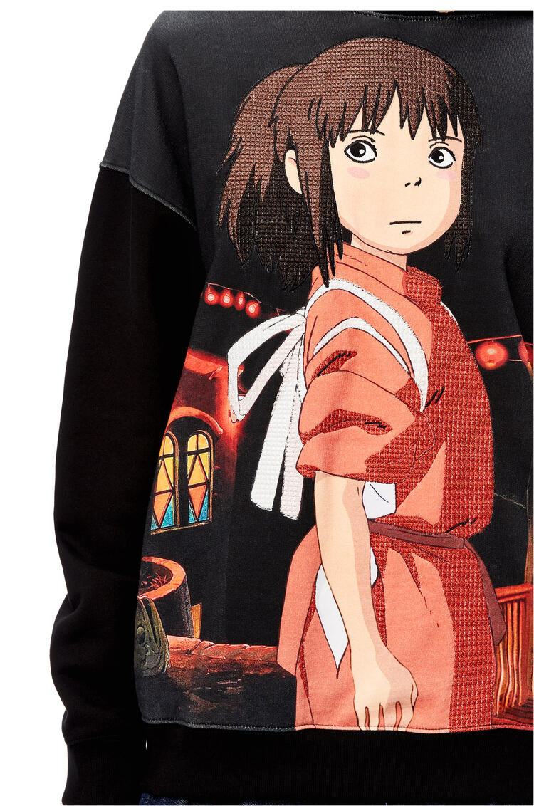 LOEWE Chihiro hoodie in cotton Multicolor/Black pdp_rd