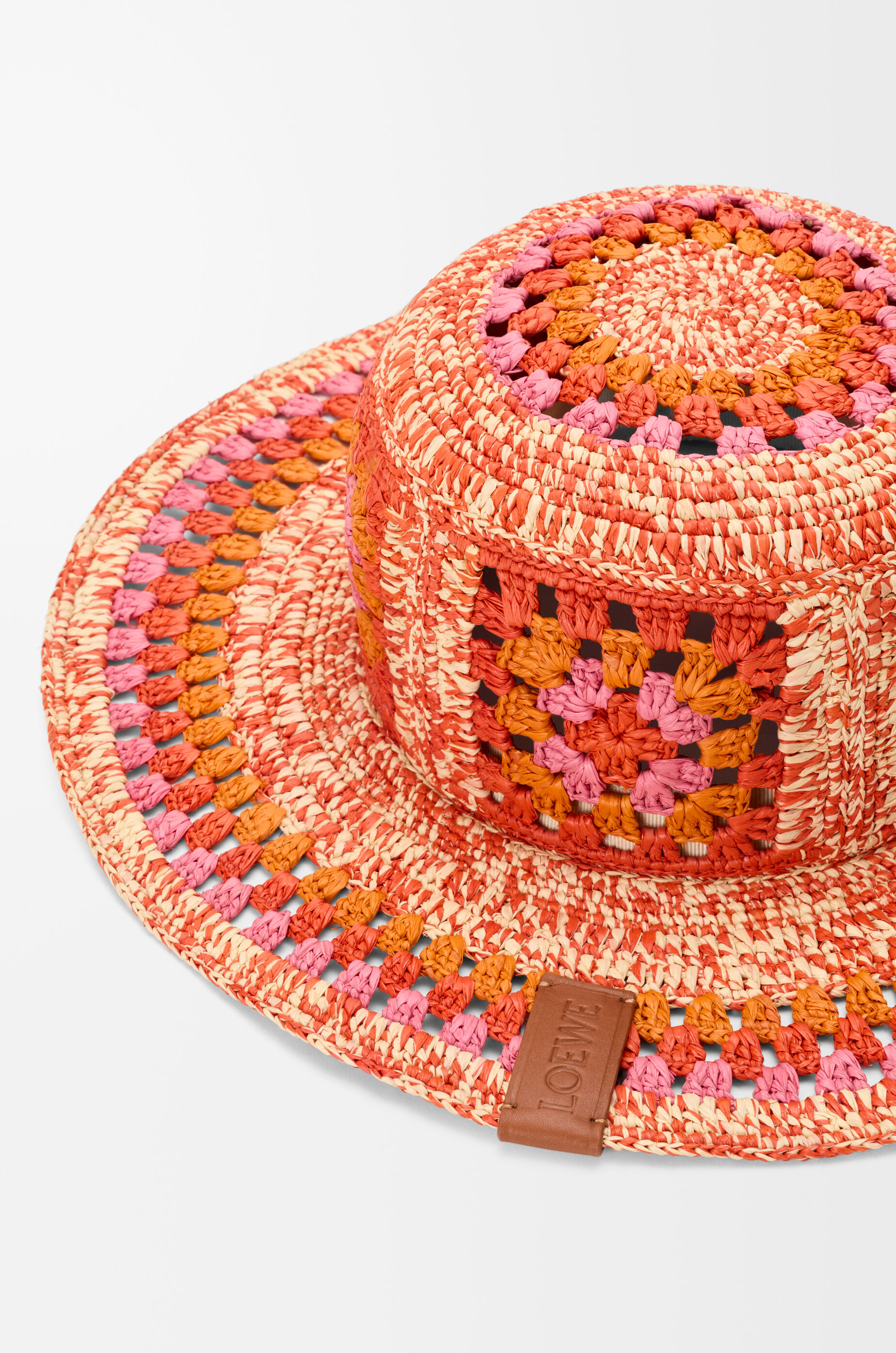 Fisherman hat in raffia Multicolor - LOEWE USA Official Website