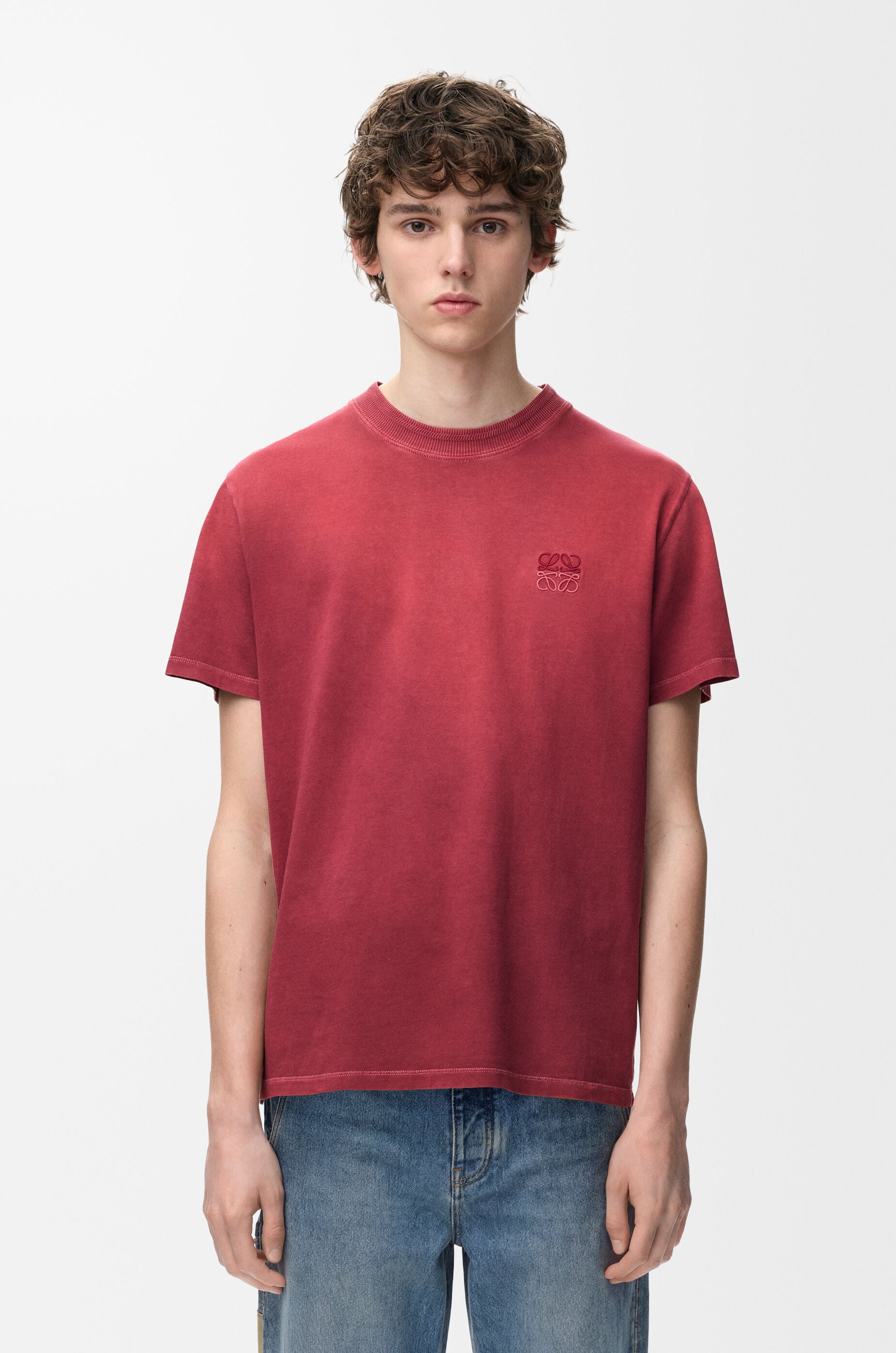 レギュラーフィット Tシャツ（コットン） レッド - ロエベ 日本 公式サイト