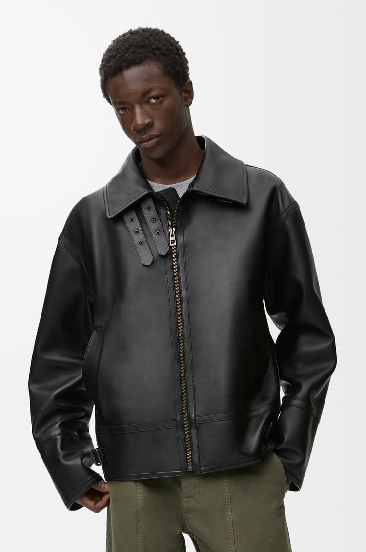 LOEWE Aviator jacket in shearling Black