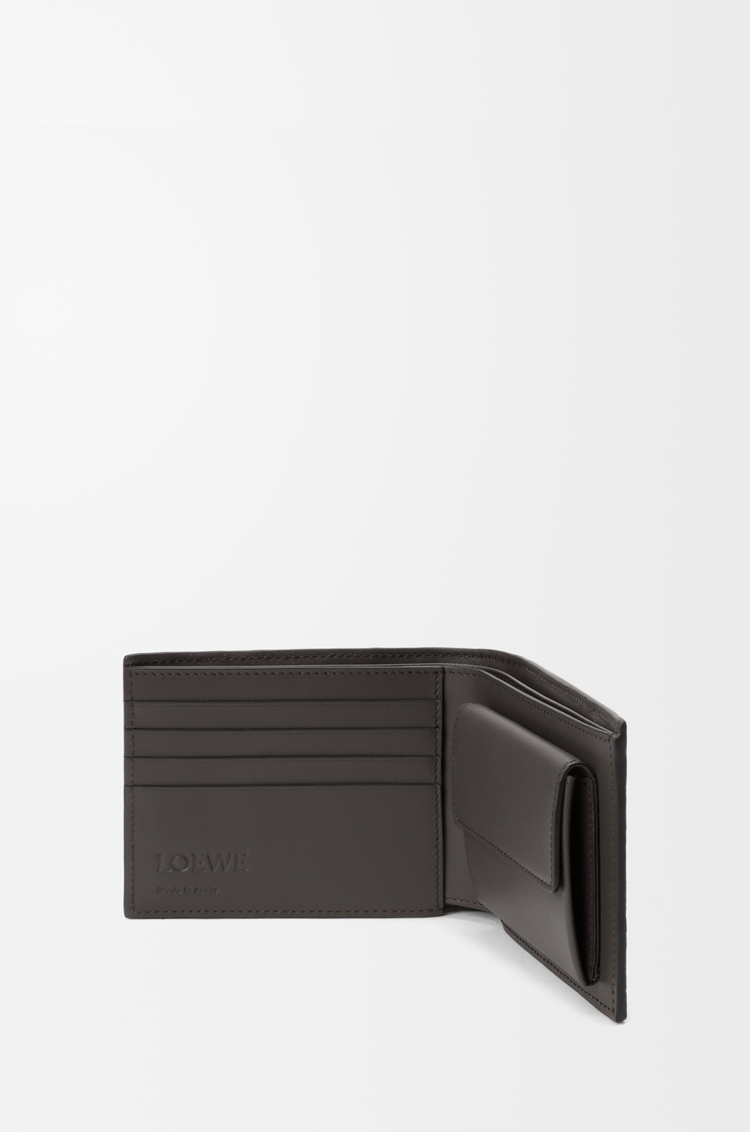 LOEWE パズル バイフォールド コインウォレット（オーストリッチ） ダークグレー