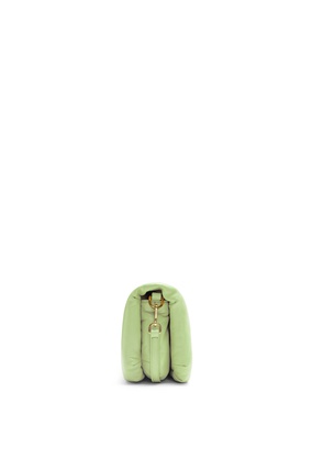 LOEWE Bolso Goya Puffer mini en piel napa Light Pale Green