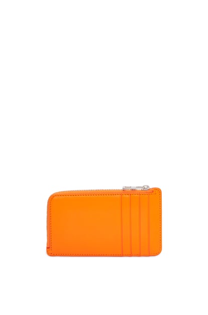 LOEWE Coin cardholder in satin calfskin Bright Orange plp_rd