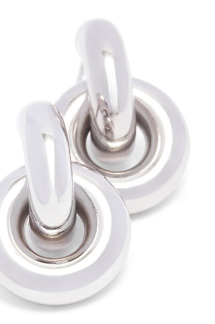 LOEWE Donut link earrings in sterling silver Silver