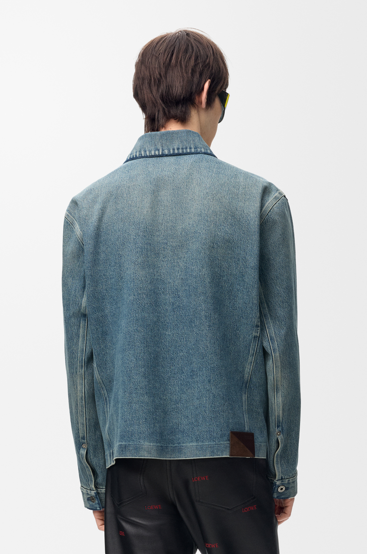 LOEWE Workwear jacket in denim Denim Blue