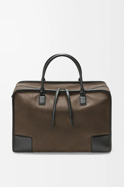 LOEWE Amazona 180 duffle in nubuck Khaki