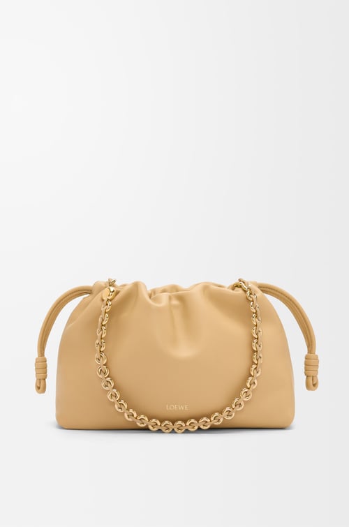 LOEWE Medium Flamenco purse in mellow nappa lambskin Dark Butter plp_rd